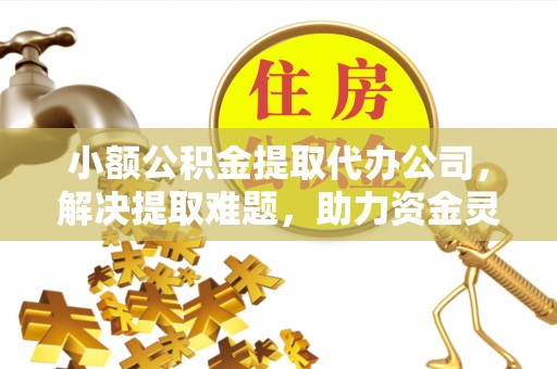 铜鼓小额公积金提取代办公司，解决提取难题，助力资金灵活使用