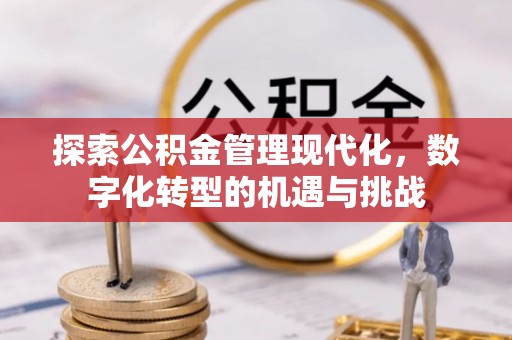 铜鼓探索公积金管理现代化，数字化转型的机遇与挑战