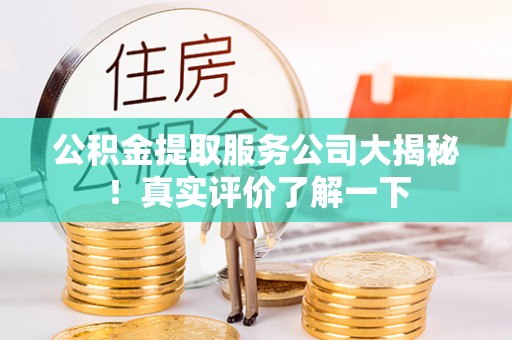 铜鼓公积金提取服务公司大揭秘！真实评价了解一下