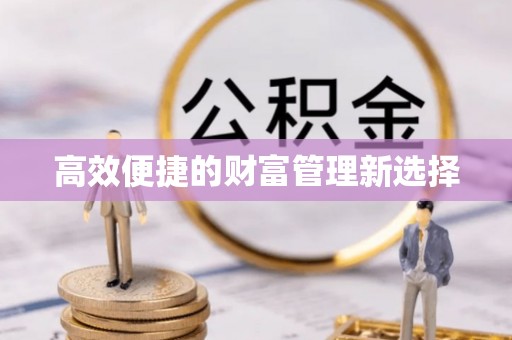 铜鼓高效便捷的财富管理新选择